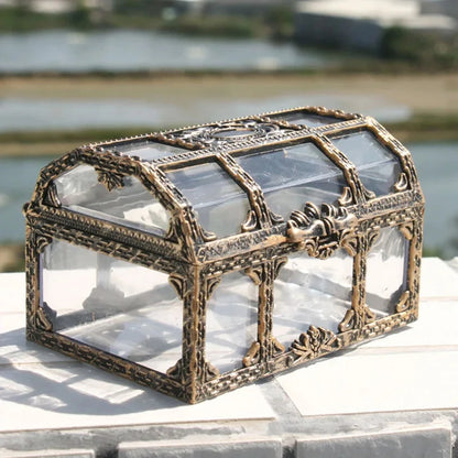 Transparent Pirate Treasure Jewelry Organizer Box