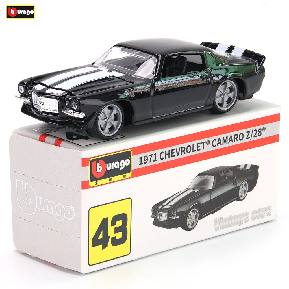 Bburago 1971 Chevrolet Camaro Z/28 Car Model – Collectible Toy for Boys