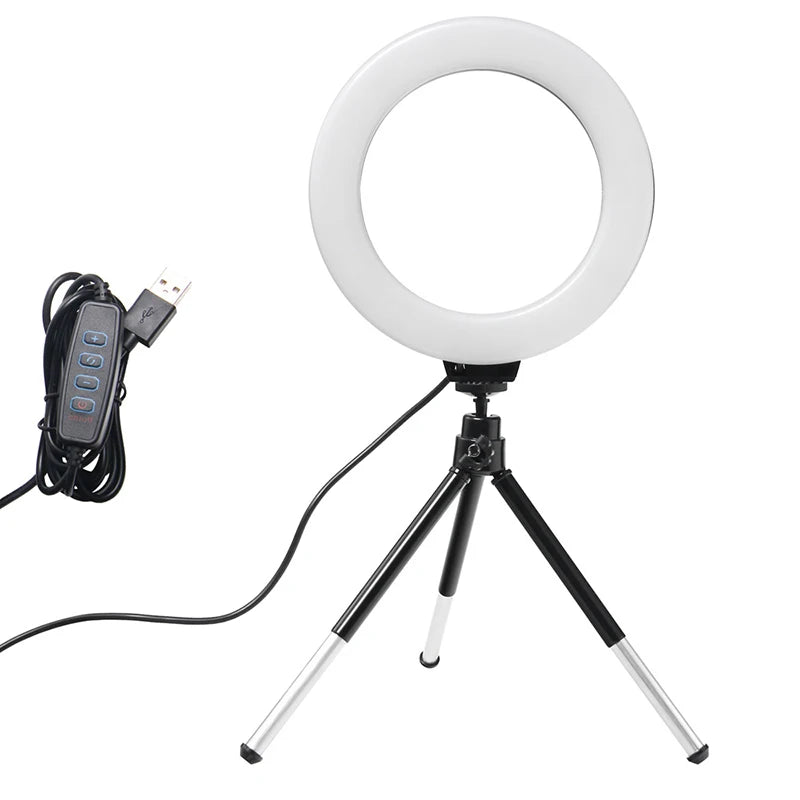 6inch Ring Light with Tripod