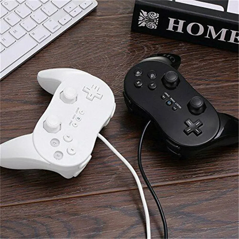 Classic Game Controller Pad for Nintendo Wii with ergonomic design and precise control