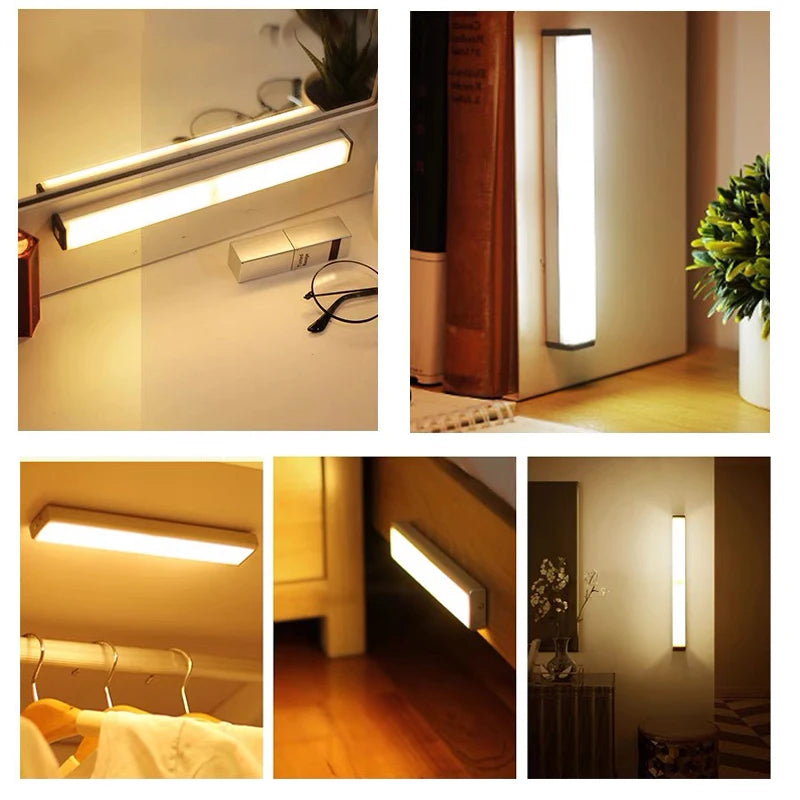 Wireless Motion Sensor LED Night Light | Rechargeable Cabinet Lamp