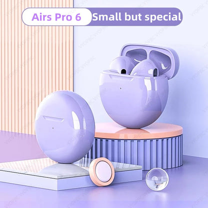 NEW Original Air Pro 6 TWS Wireless Headphones - Advanced Noise Cancellation