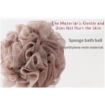 Soft Mesh Bath Sponge Ball Exfoliating Shower Puff Body Scrubber Cleaner