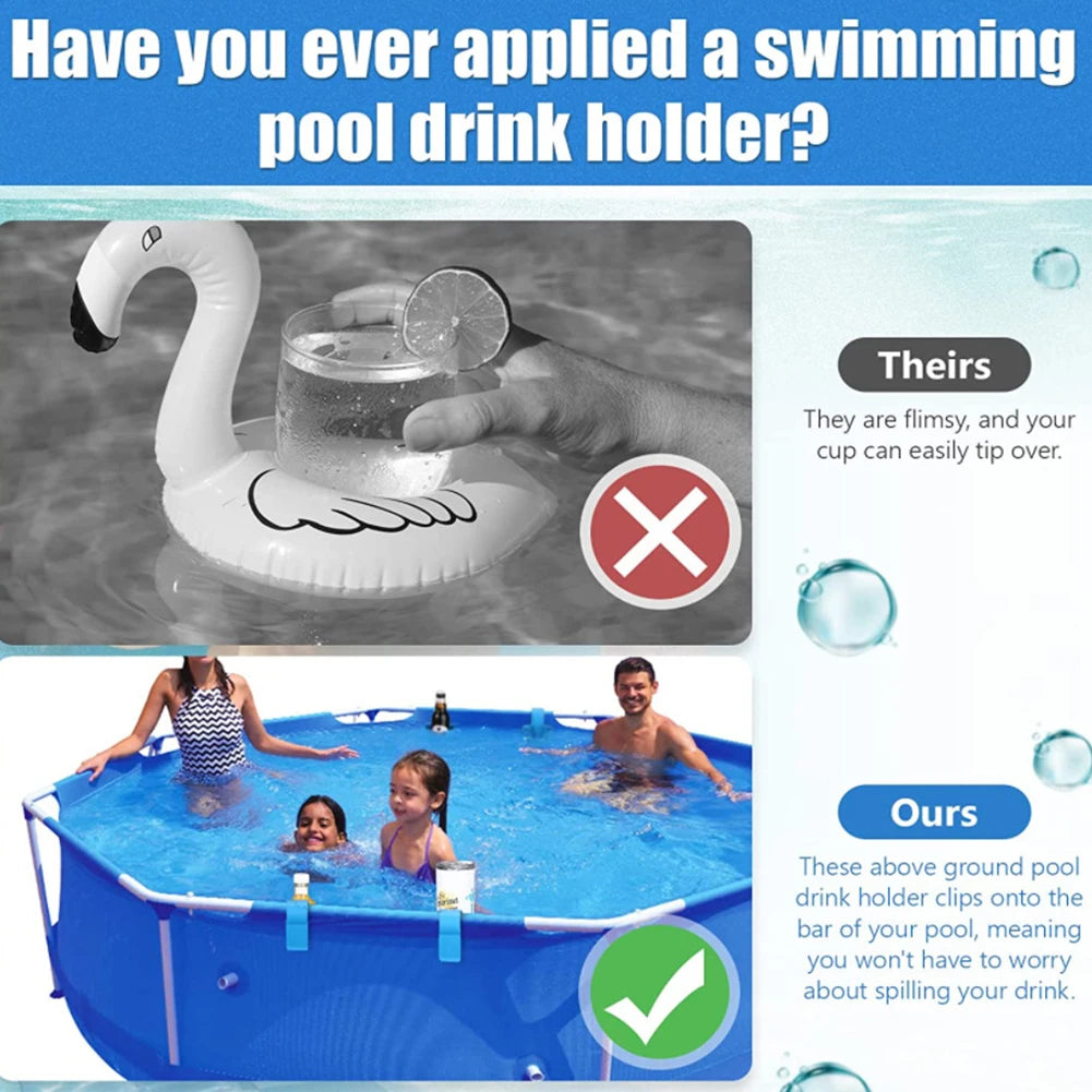 Pool Cup Holders - 1/2/4pcs, Water Cup Drink Holder for Above Ground Pools