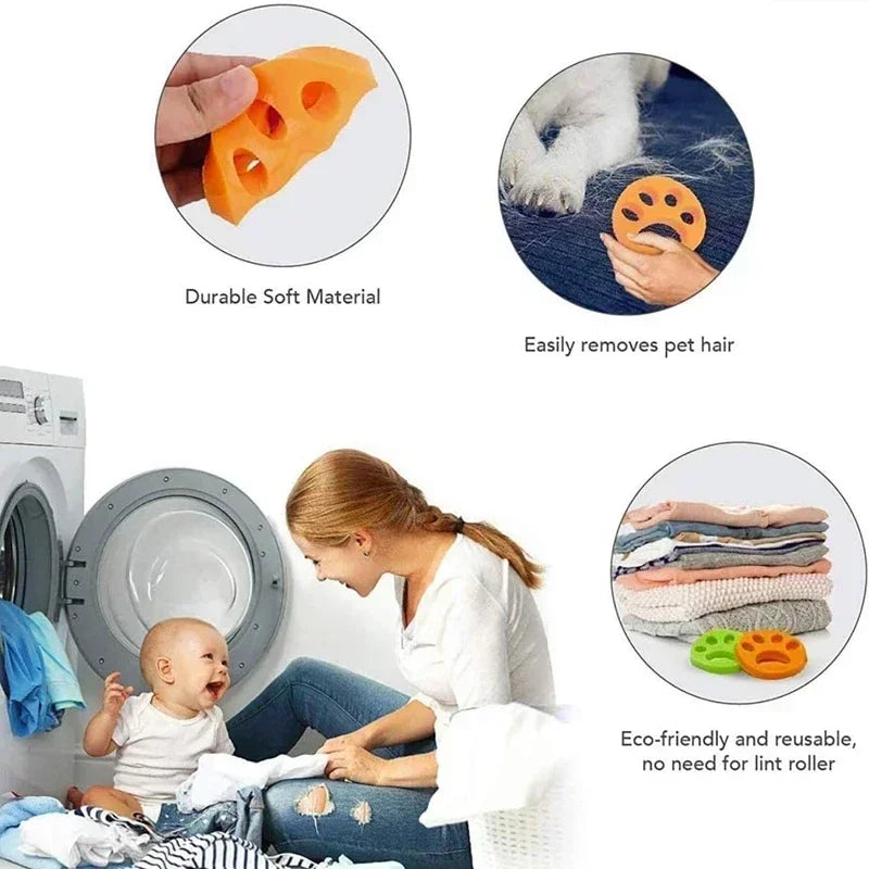 Reusable Lint Remover for Clothes and Pet Hair - Washing Machine Accessory