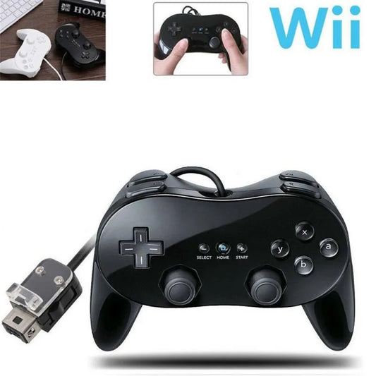 Classic Game Controller Pad for Nintendo Wii with ergonomic design and precise control