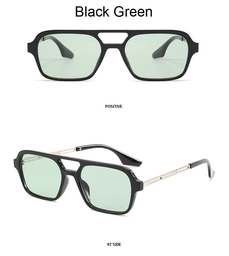 SHOPAHOLIC square sunglasses for women with UV400 mirror lenses and anti-reflective coating, featuring a durable plastic frame.