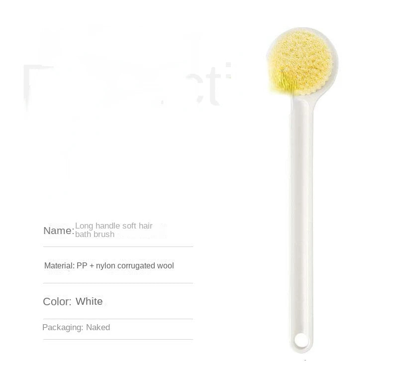 Long Handle Bath Brush Exfoliating Back Scrubber Shower Skin Massager