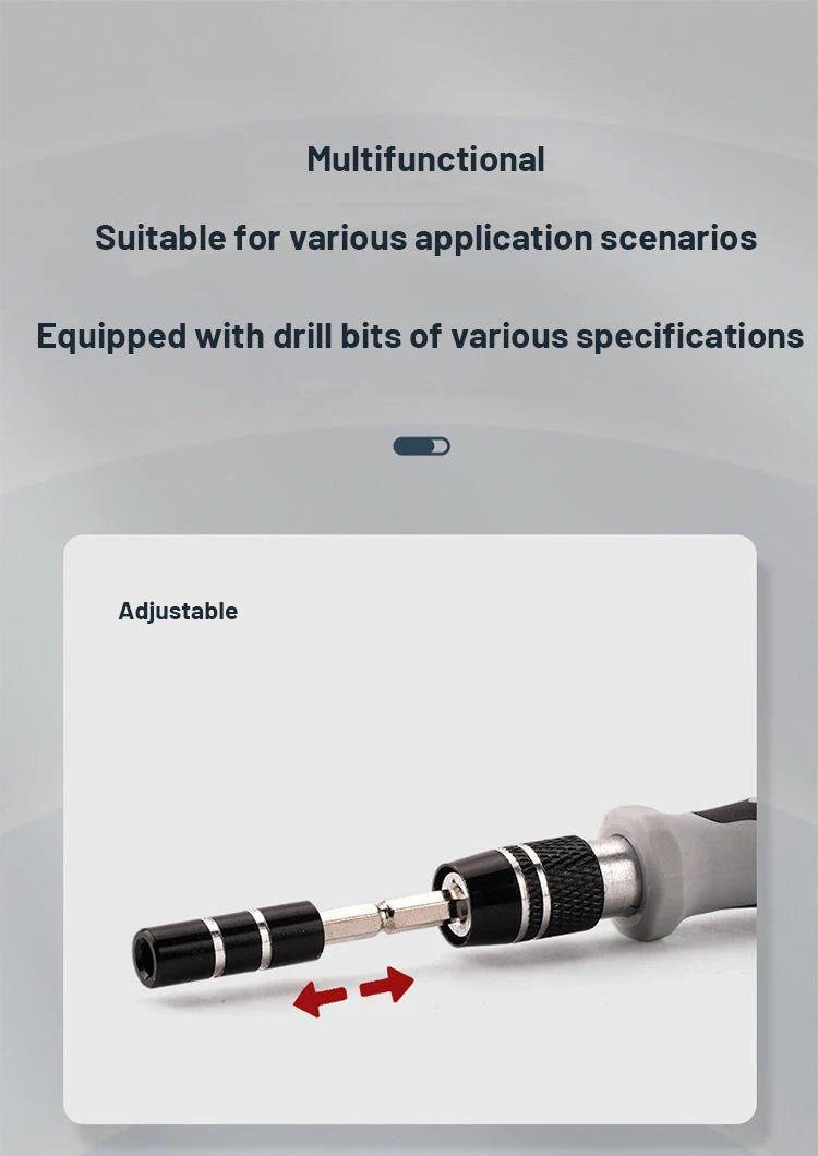 116-in-1 Precision screw driver set with magnetic bits and accessories