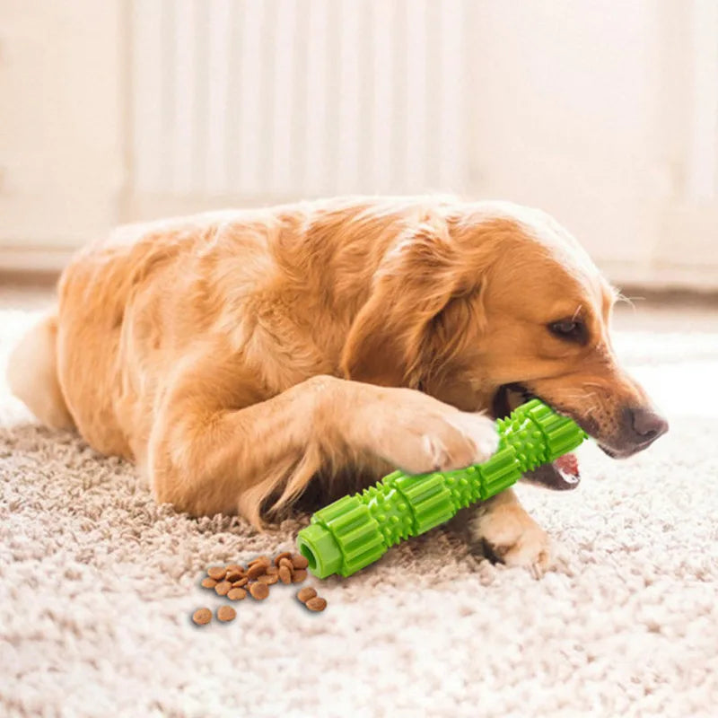 Durable Rubber Dog Chew Toy | Treat Dispensing & Teeth Cleaning for Aggressive Chewers