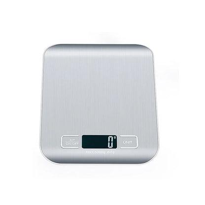 LETIITTGO digital kitchen scale with stainless steel panel and LCD display