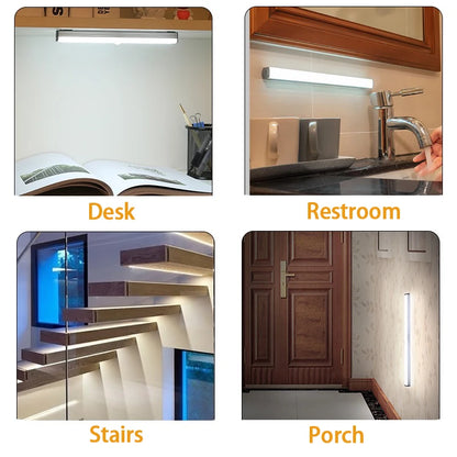 Wireless Motion Sensor LED Night Light | Rechargeable Cabinet Lamp