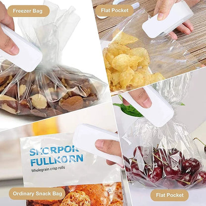 Portable Mini Heat Bag Sealing Machine - Handheld Food Package Sealer