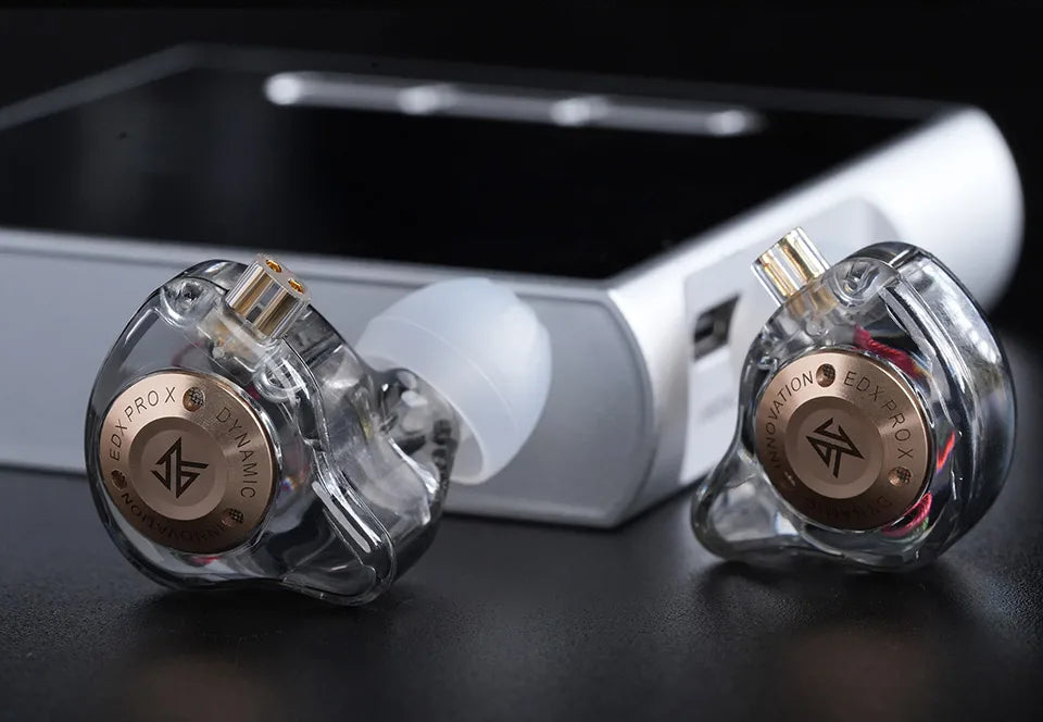 KZ EDX PRO X IEM Earphones with HiFi Audio, Deep Bass, and Noise Cancellation