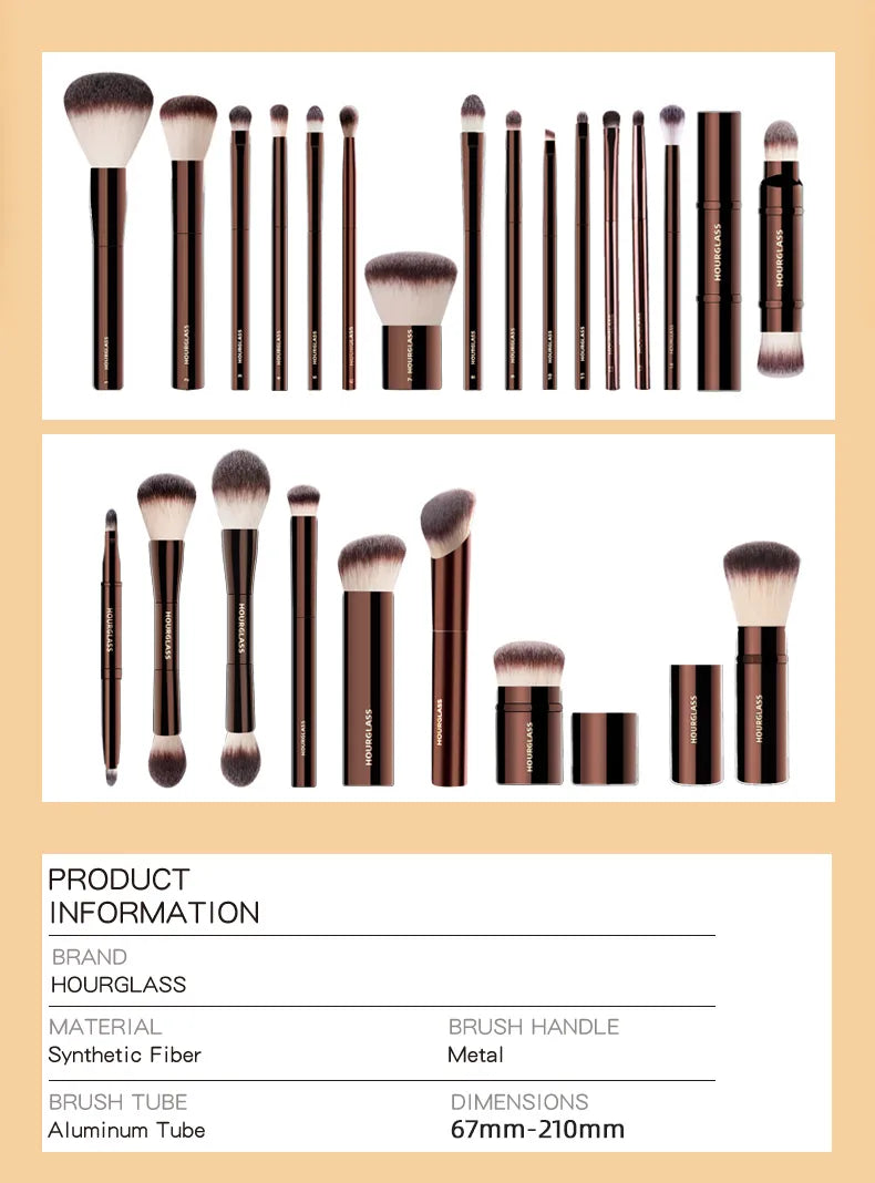 Hourglass Multi-Use Makeup Brush for Foundation, Blush, Eye Shadow, and More