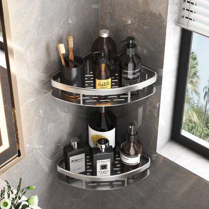 Aluminum Bathroom Shelf and Kitchen Organizer