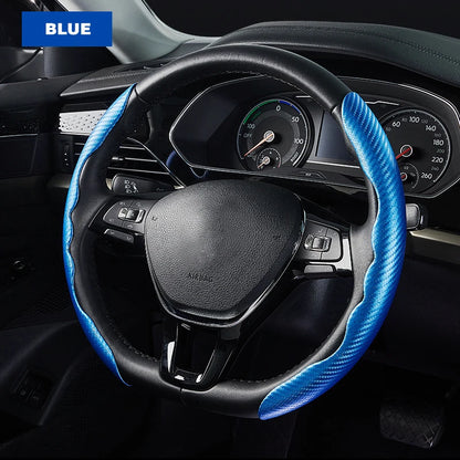 Universal Non-Slip Carbon Fiber Car Steering Cover