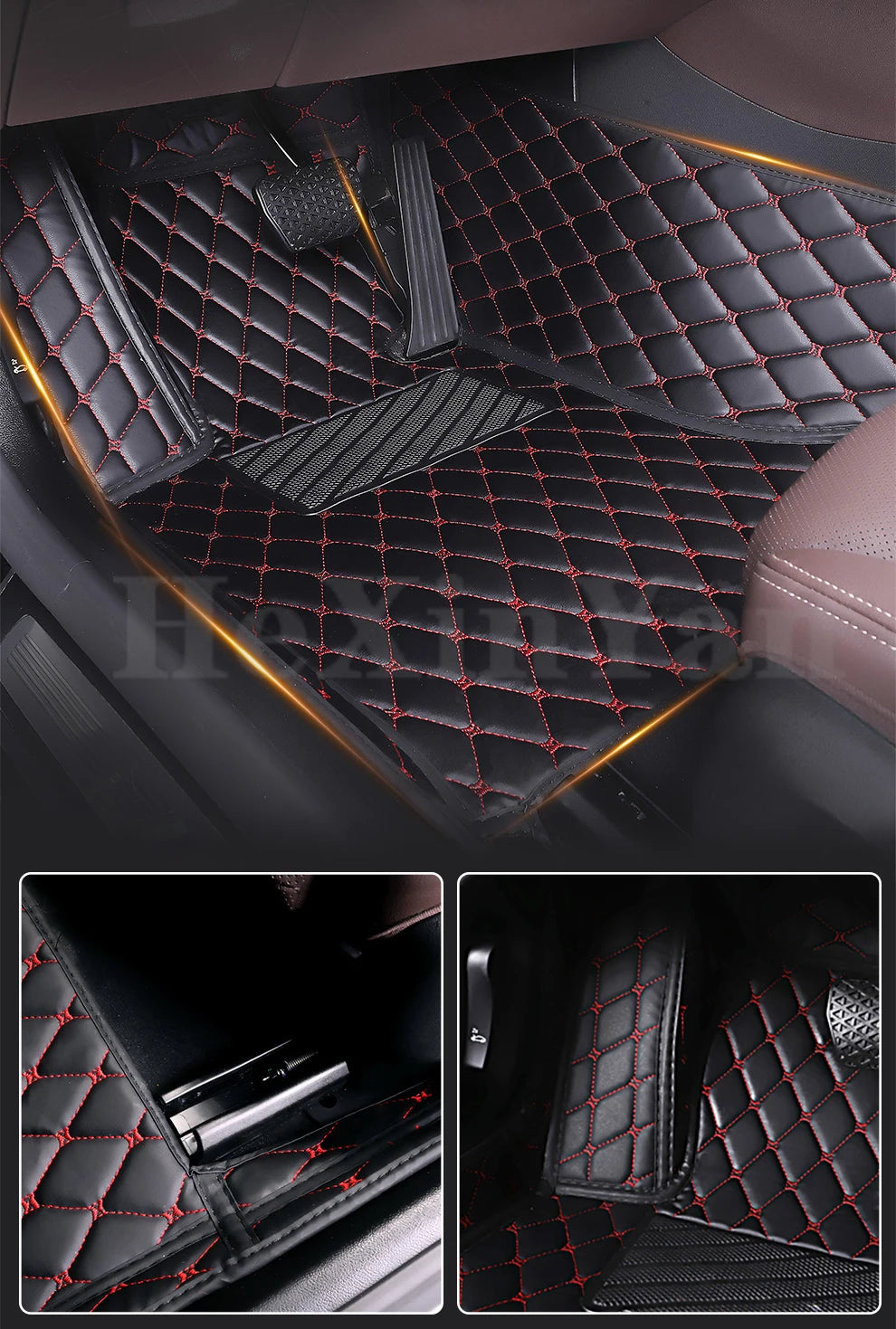 Custom Car Floor Mat for BMW 3 Series M3 All Models E36 E30 E46 E90 E92 F30 G20