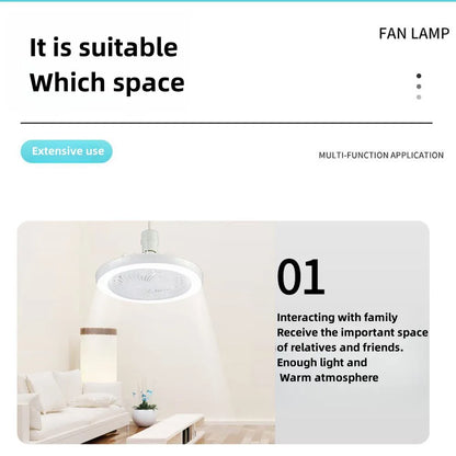 Nordic Ceiling Fan Lamp | Modern Bedroom Dining Room Fan Light