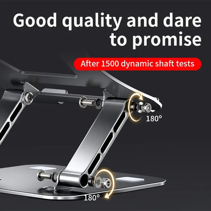 Adjustable Aluminum Laptop & Tablet Stand with Cooling Support for 11-17.5" Devices