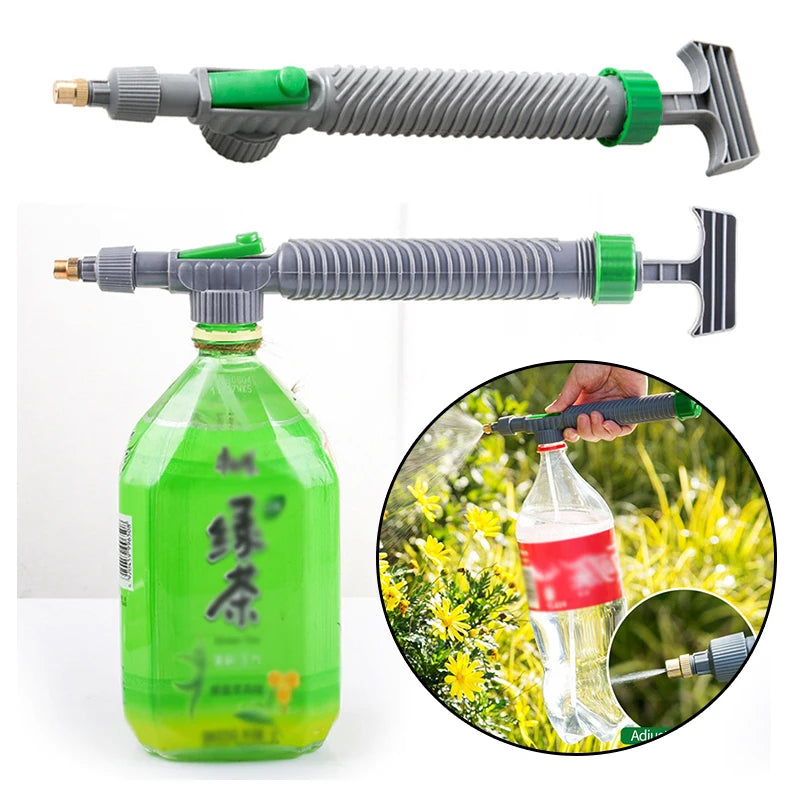 Adjustable High-Pressure Manual Sprayer Nozzle for Bottles - Garden & Agriculture Tool