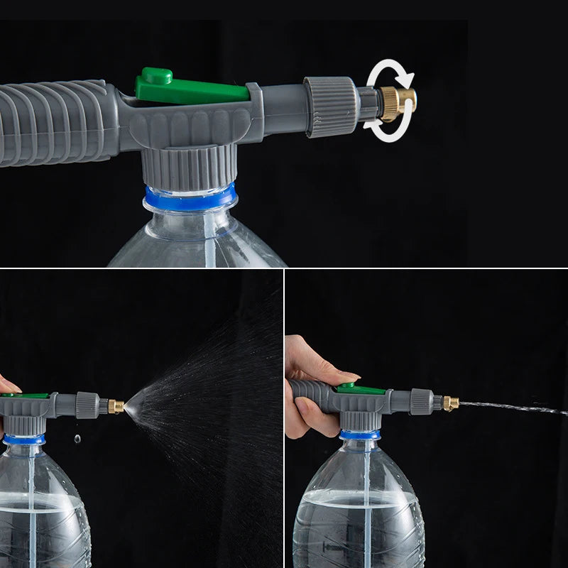 Adjustable High-Pressure Manual Sprayer Nozzle for Bottles - Garden & Agriculture Tool