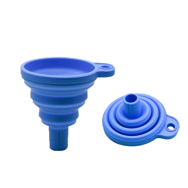 Universal Foldable Silicone Engine Funnel for Car Fluid Changes