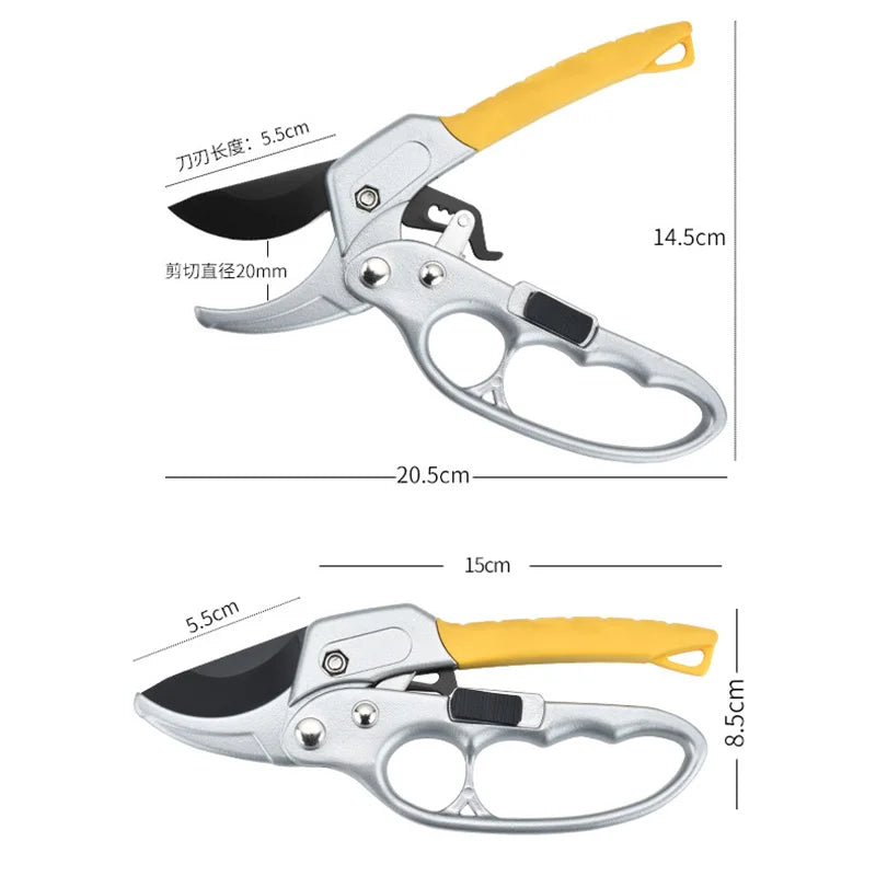 Garden pruner tools clippers pruners ratchet pruning shears Tree Trimmers gardening tool sharp Multi Garden scissors