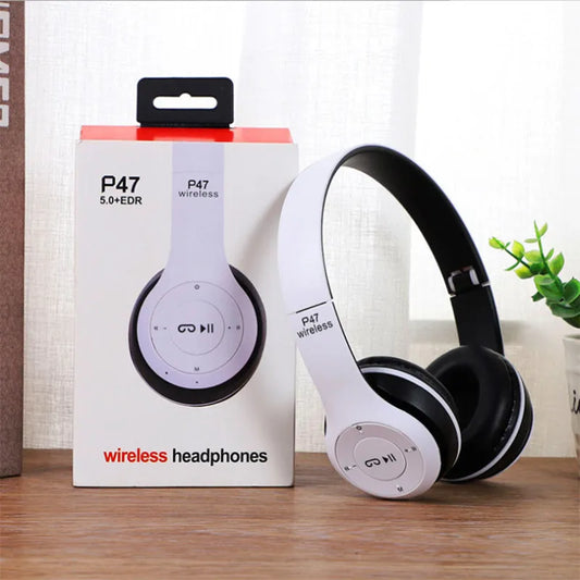 P47 Stereo Headset with crystal-clear audio, deep bass, and ergonomic design.