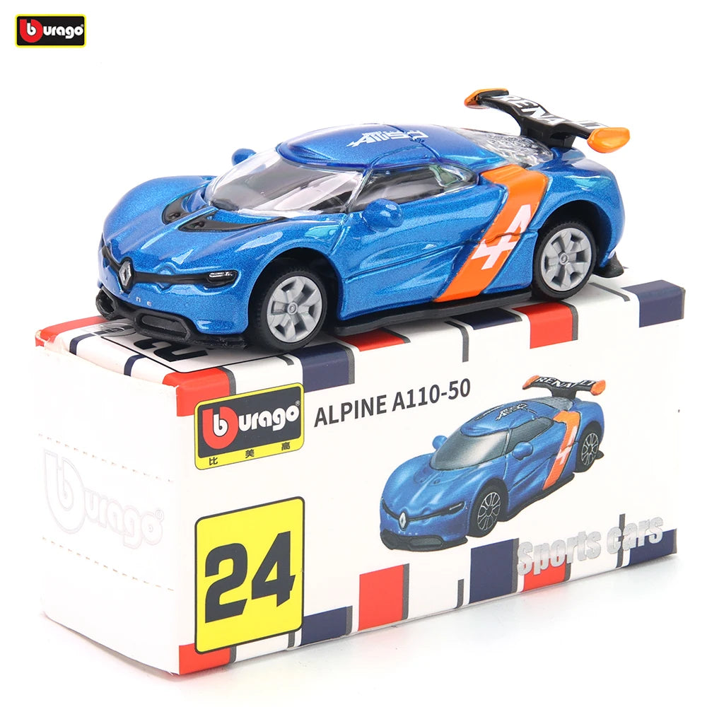 Bburago Alpine A110-50 Car Model – Collectible Toy for Boys