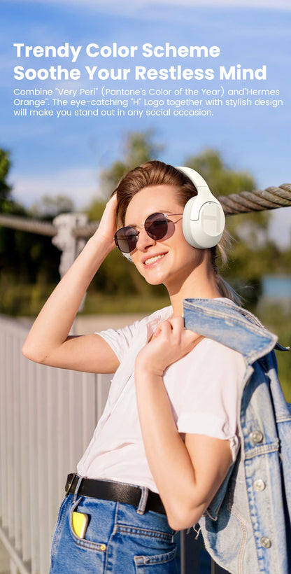 Haylou S35 ANC Wireless Bluetooth 5.2 Headphones - 42dB Noise Cancellation, 60H Playtime, 40mm Driver