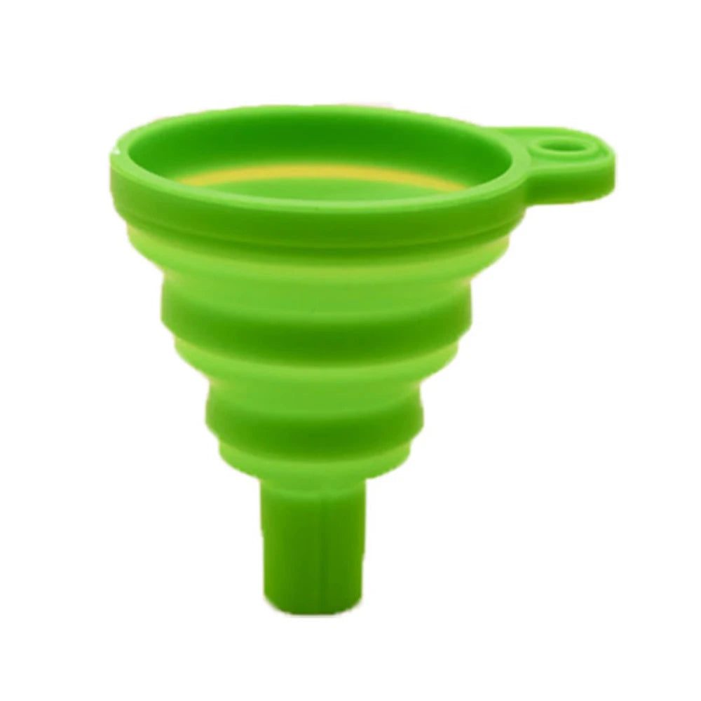 Universal Foldable Silicone Engine Funnel for Car Fluid Changes