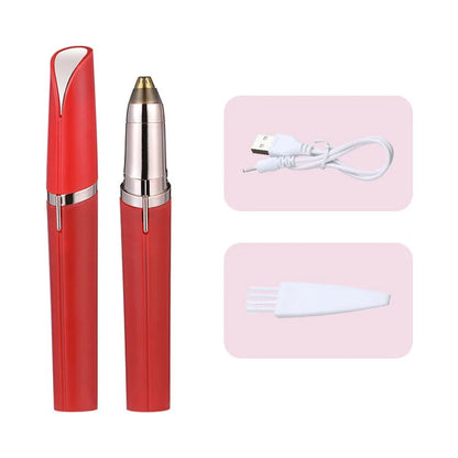 Women's Electric Eyebrow Trimmer - Painless Facial Hair Remover & Shaper