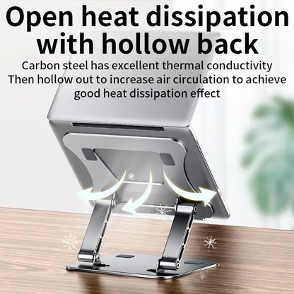 Adjustable Aluminum Laptop & Tablet Stand with Cooling Support for 11-17.5" Devices