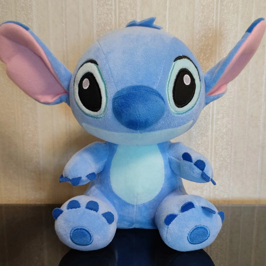 25cm Disney Lilo & Stitch plush doll featuring the beloved Stitch character, perfect for kids aged 3+ as a soft and cuddly toy.