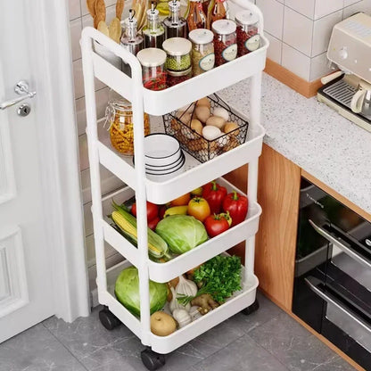 Multifunctional Kitchen Storage Cart | Household Organizer