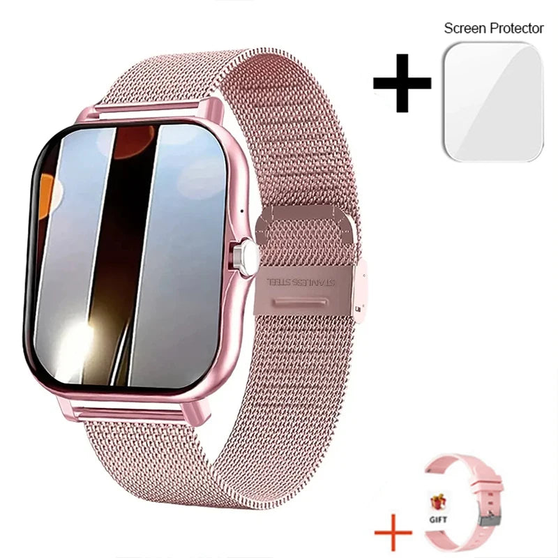 Hands-Free Bluetooth Call Smartwatch with advanced Bluetooth connectivity and fitness tracking. Stylish and functional design.