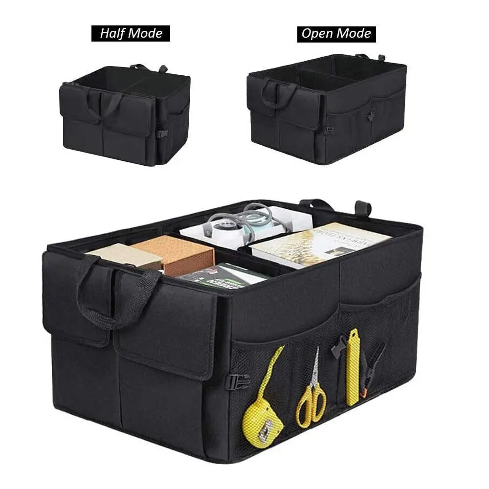 Universal Car Sundries Organizer - 52x38.5x26cm Foldable Storage Box