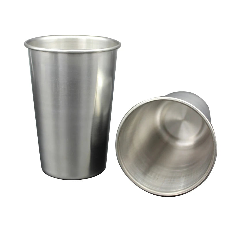 Stainless Steel Cups - Portable Drinkware Set