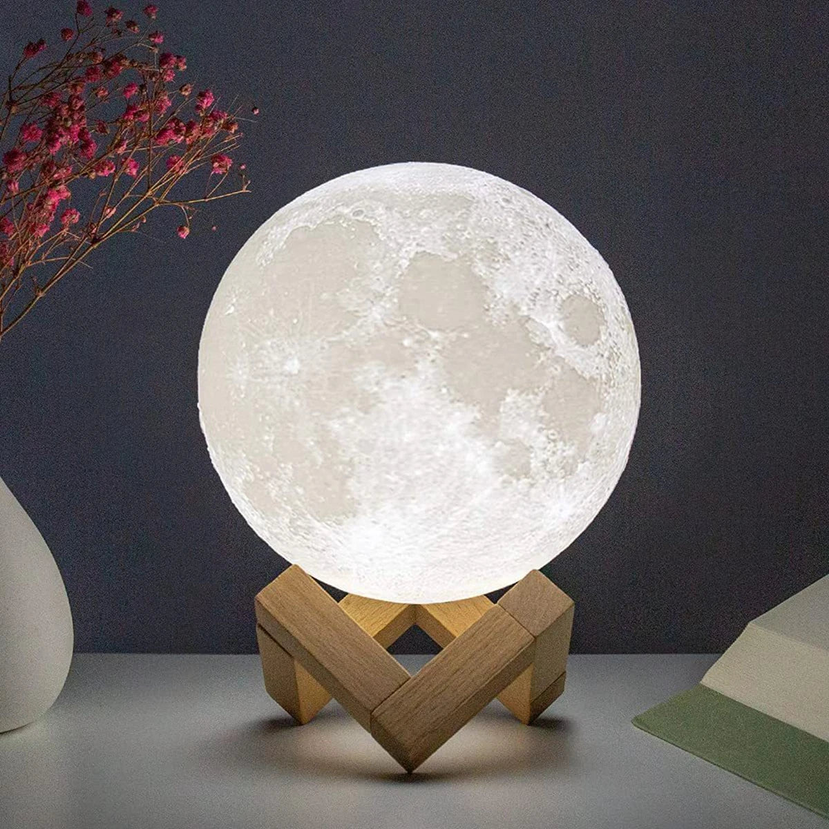 8cm moon lamp led night light